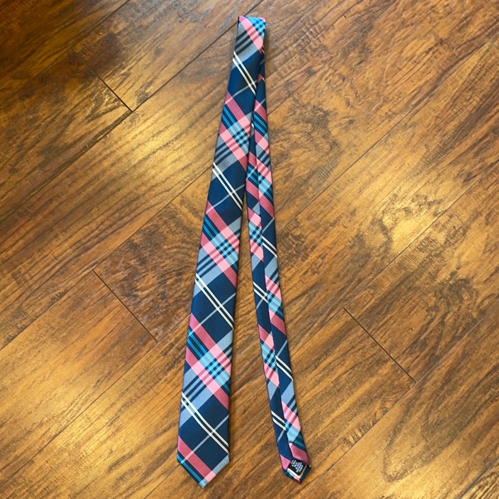 NWOT Pink and Blue Striped Boys Tie